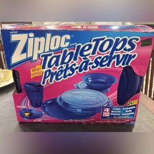 Ziploc TableTops Food Storage Set 2002 HTF